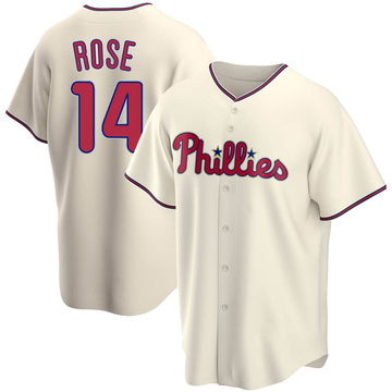 Pete Rose Philadelphia Phillies Throwback Away Jersey – Best Sports Jerseys