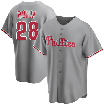 Reading Fightin Phils Home Pinstripe Alec Bohm Adult Replica